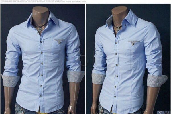 Men's slim fit dress shirts amazon