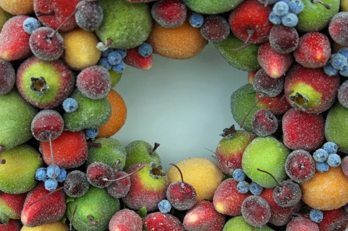 How to make sugared fruit for decoration