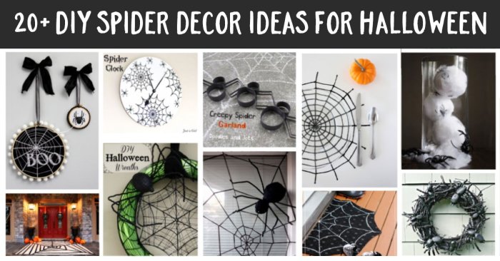 How to make a spider halloween decoration