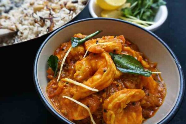 Curry shrimp indian