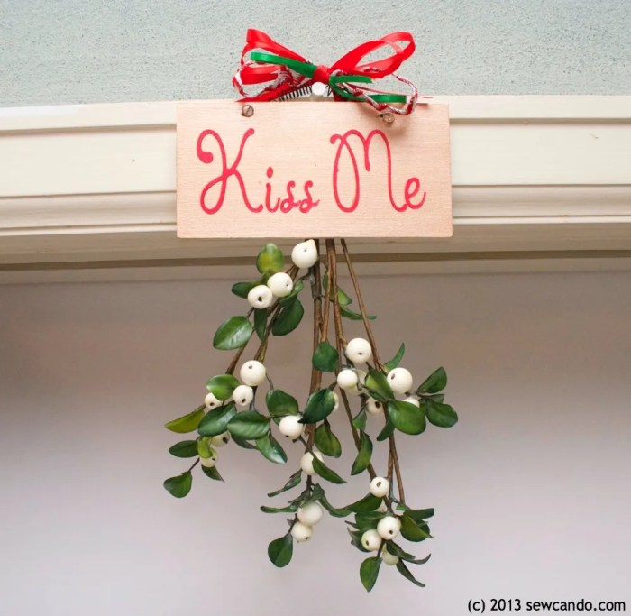 How to make mistletoe decoration