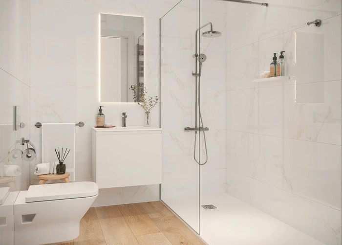 How to decorate small shower room