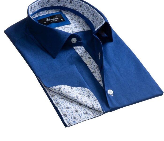 Big men's french cuff dress shirts