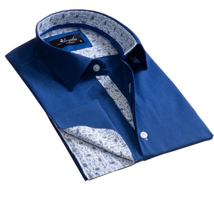 Big men's french cuff dress shirts