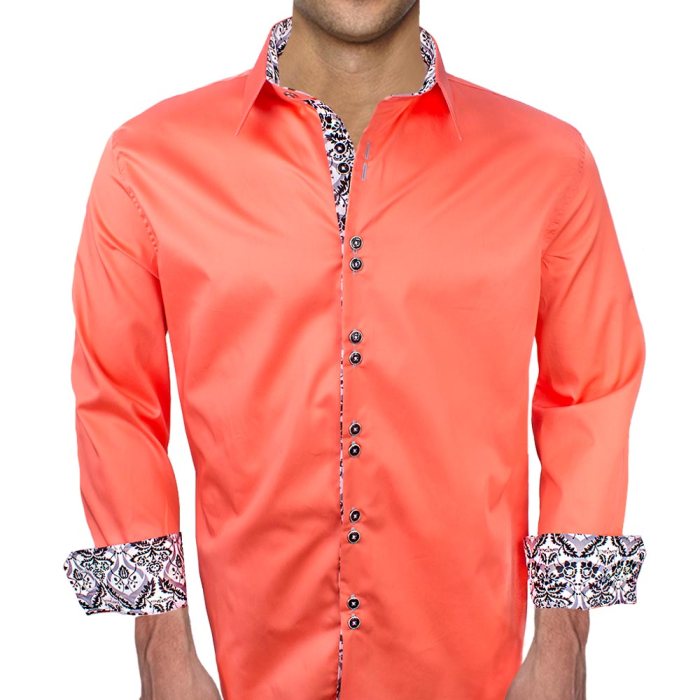 Men's iridescent dress shirt