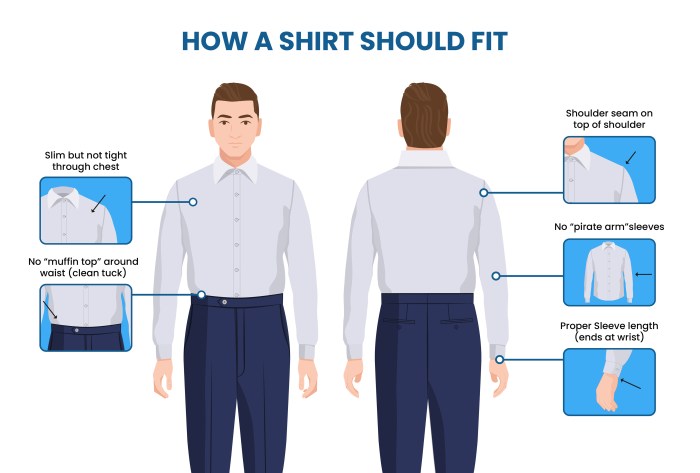 How to measure a men's dress shirt