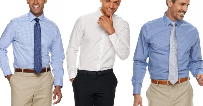 Kohl's men's dress shirts short sleeve