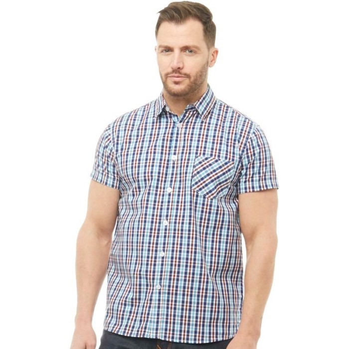 Men's casual dress shirts short sleeve