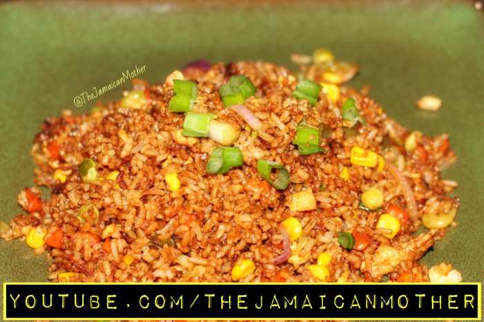 How to cook fried rice jamaican style