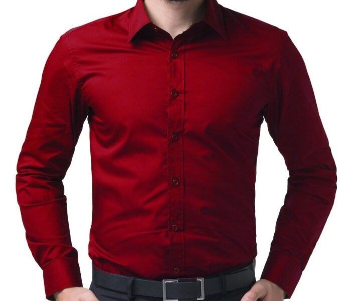 Mens red dress shirts near me