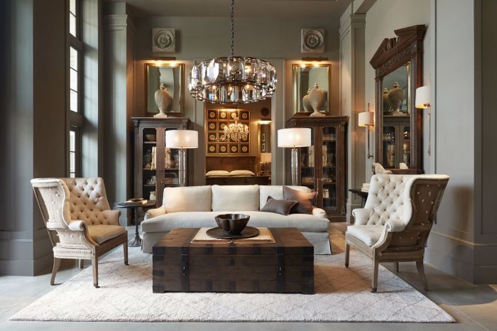 What decor style is restoration hardware