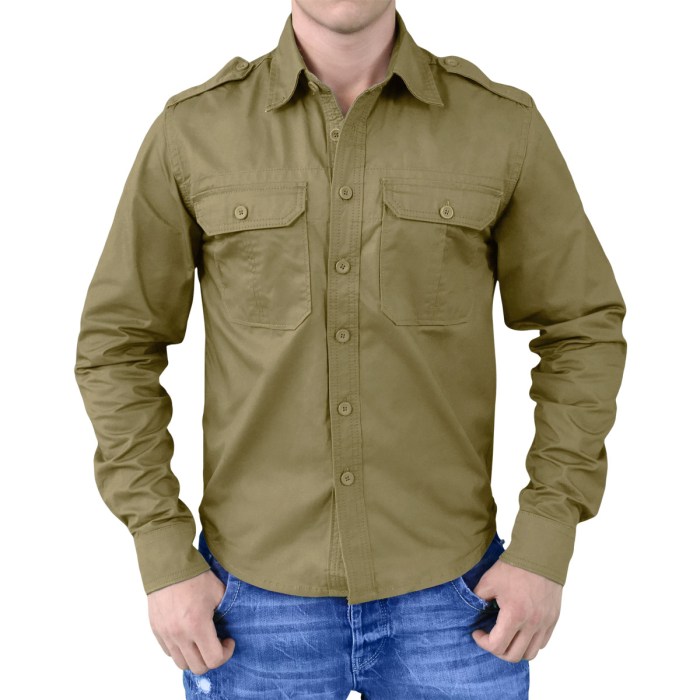 Mens military dress shirts