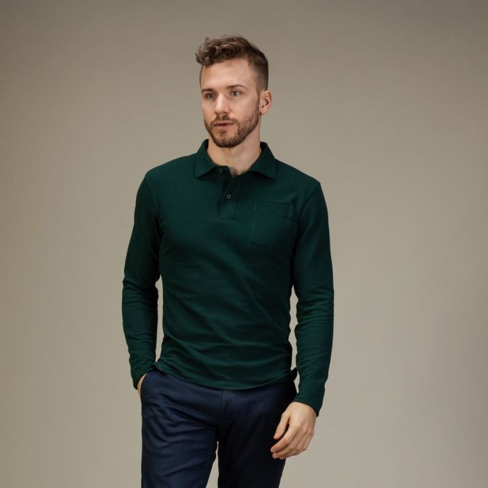 Emerald green dress shirts for men